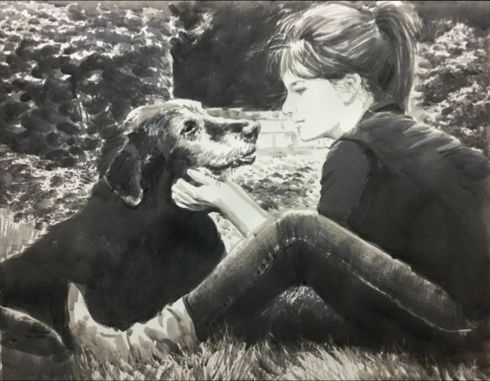 Artist-Rendered Painting