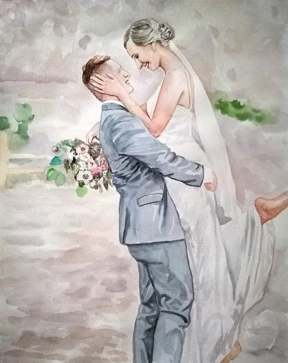 Artist-Rendered Painting