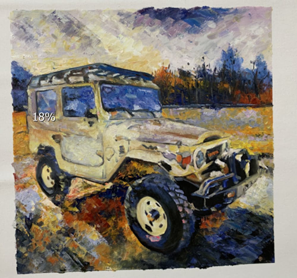 Artist-Rendered Painting