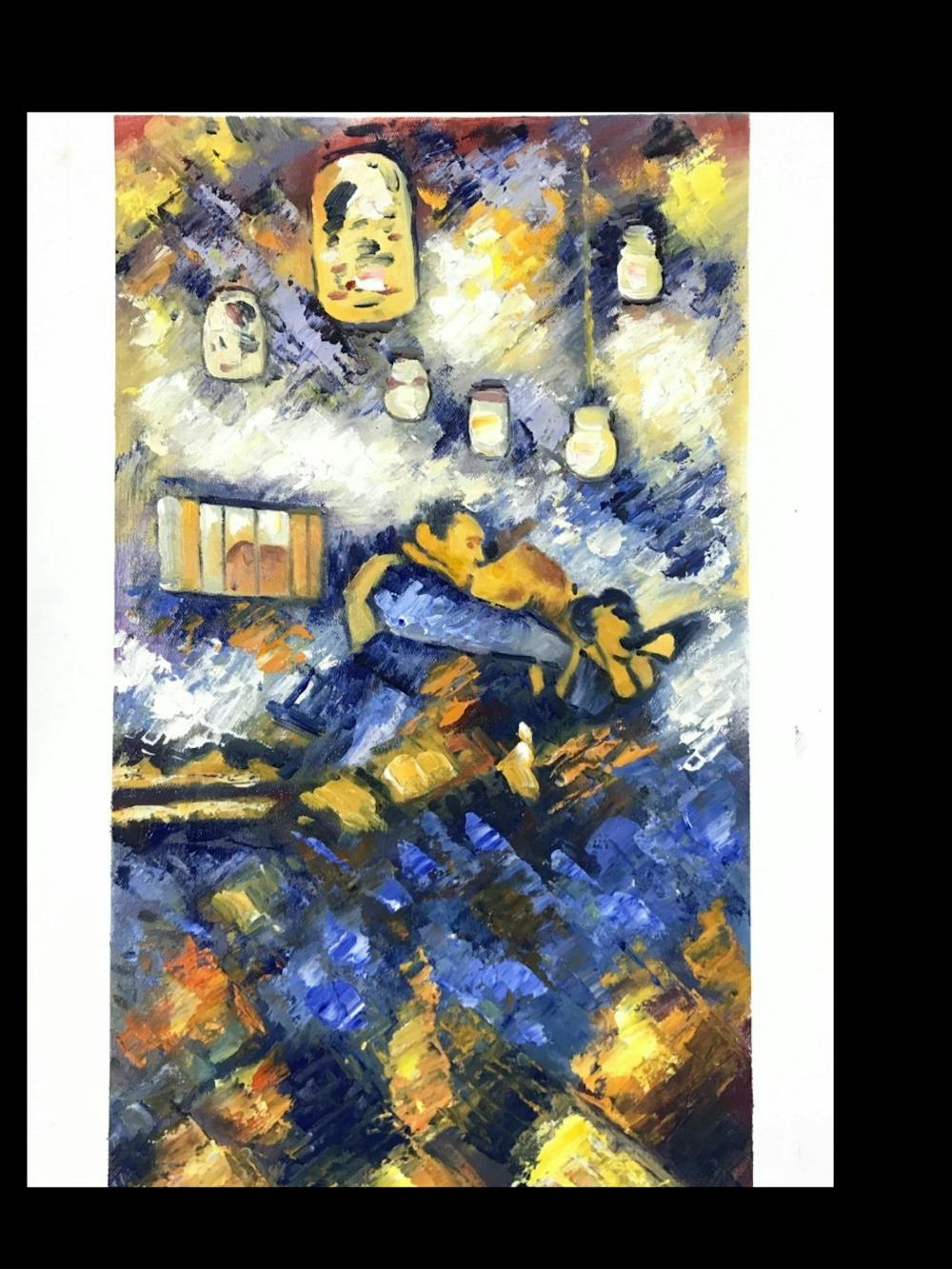 Artist-Rendered Painting