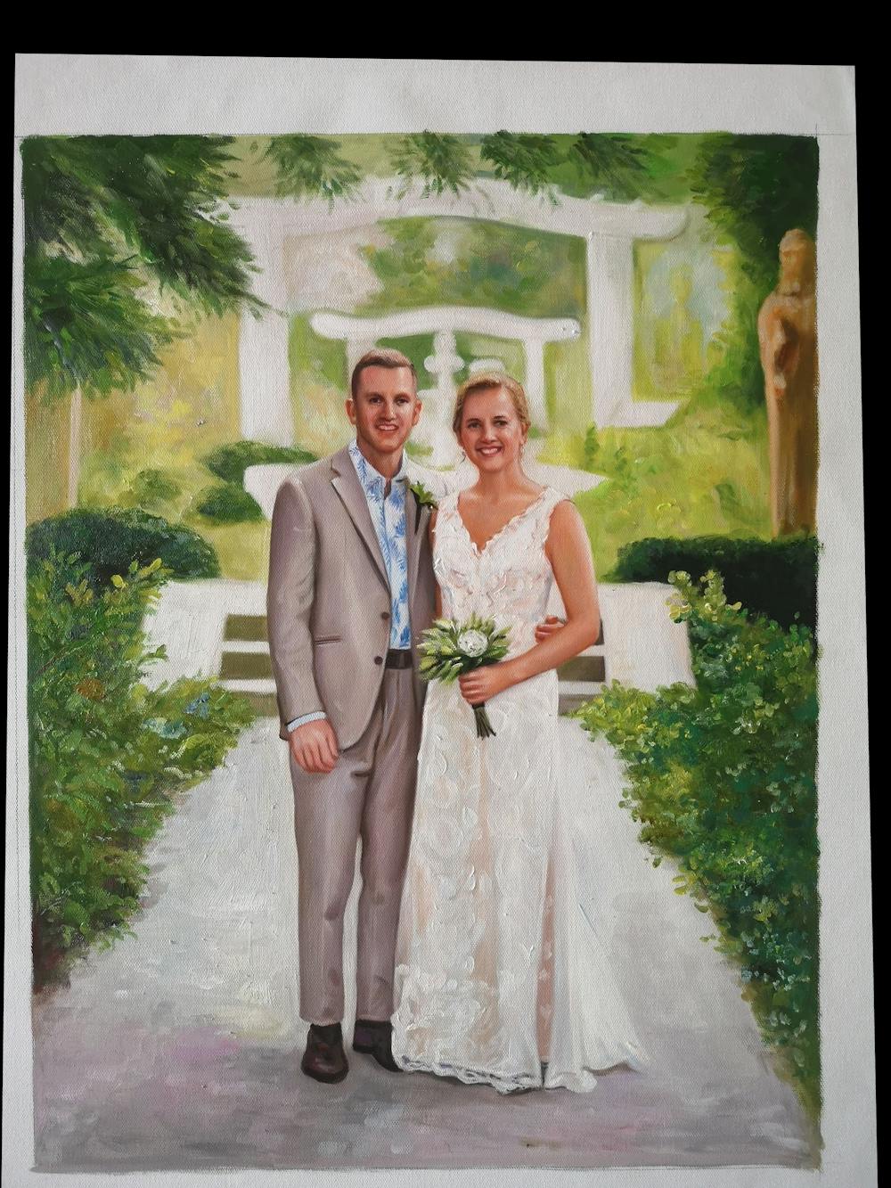 Artist-Rendered Painting