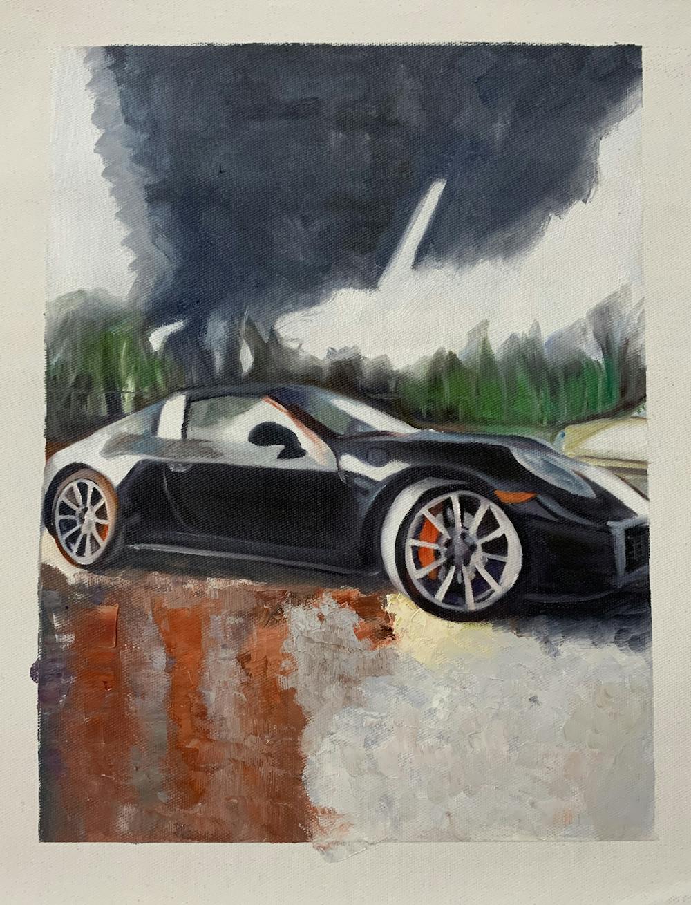 Artist-Rendered Painting