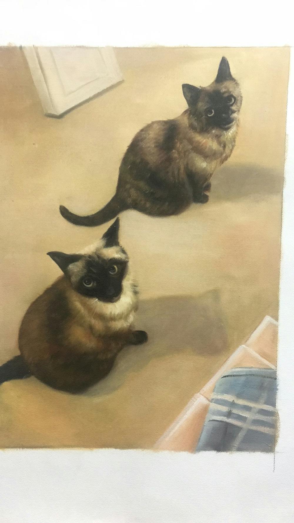 Artist-Rendered Painting