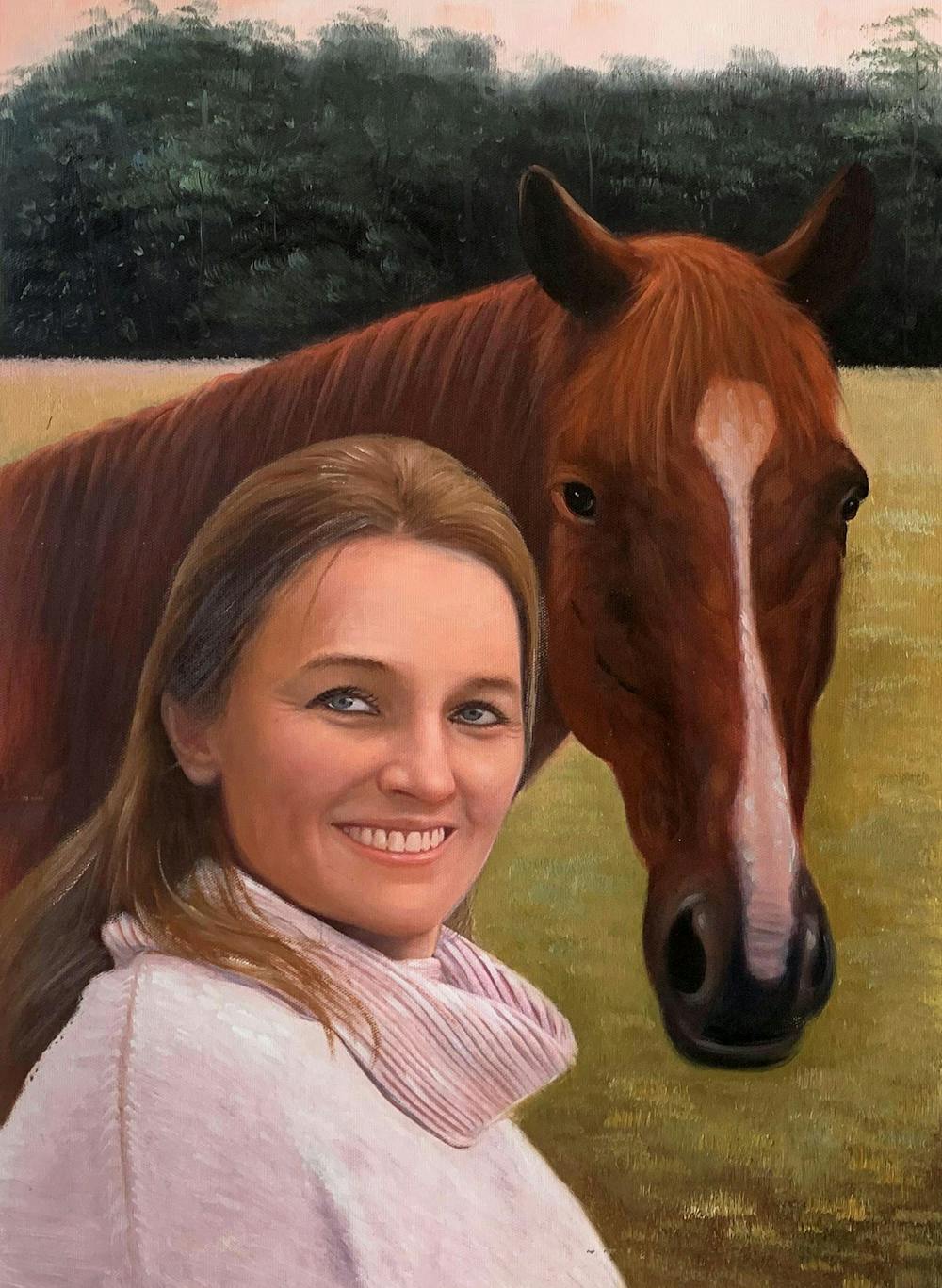 Artist-Rendered Painting