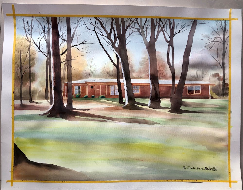 Artist-Rendered Painting