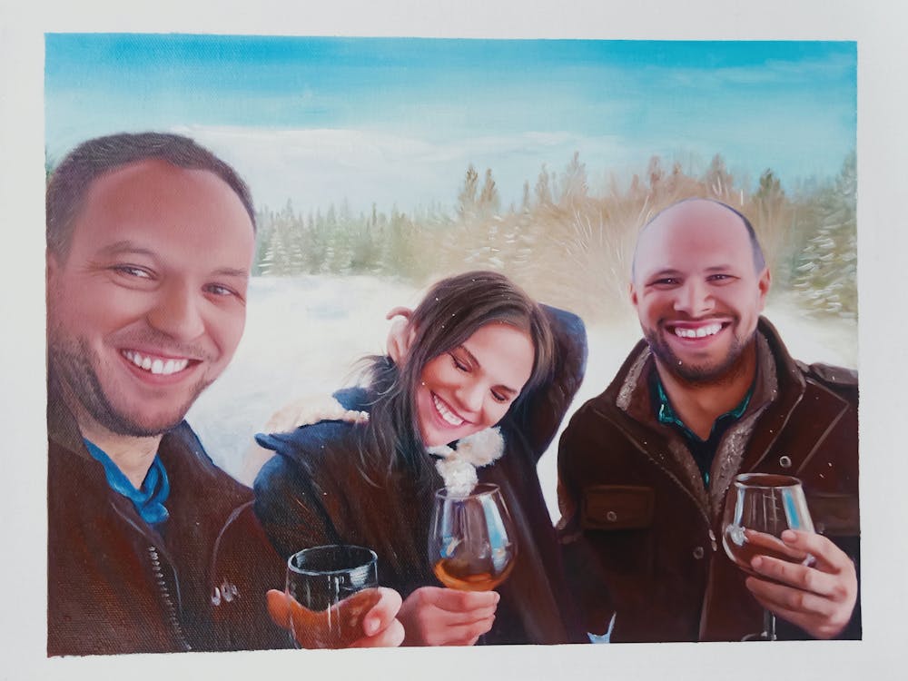 Artist-Rendered Painting