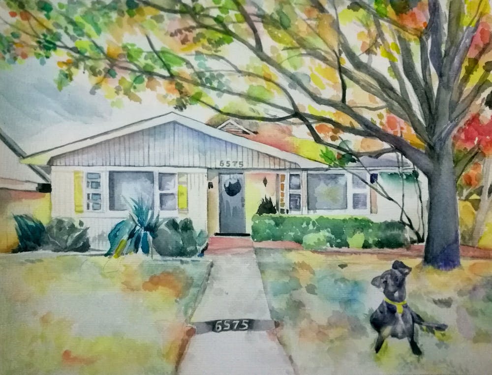 Artist-Rendered Painting