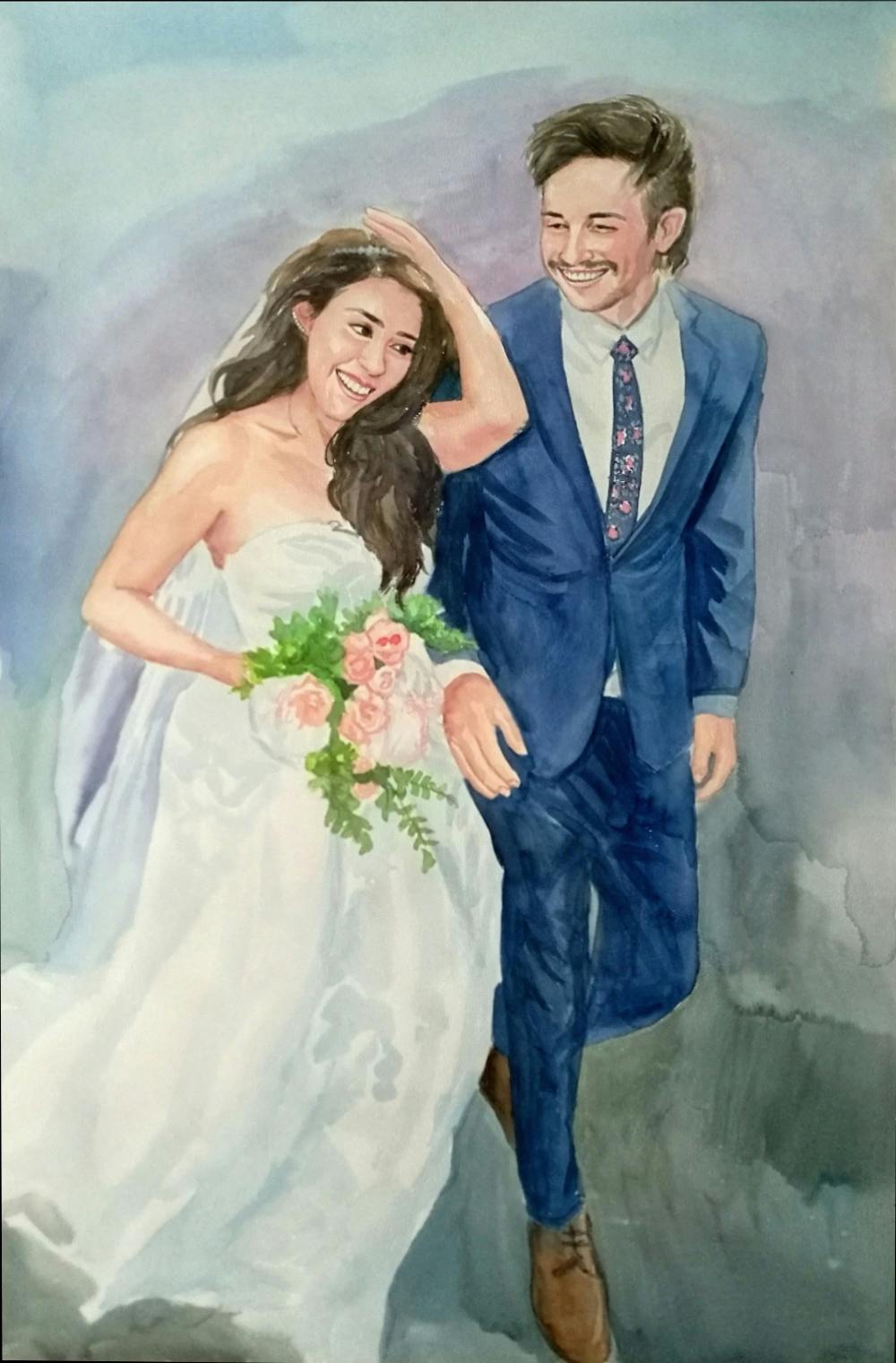 Artist-Rendered Painting