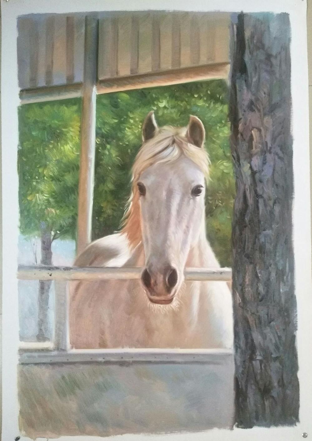 Artist-Rendered Painting