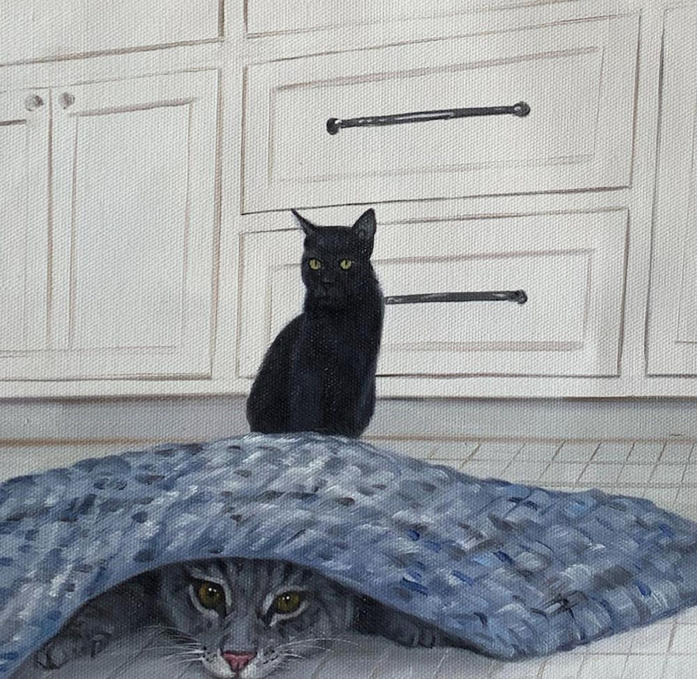 Artist-Rendered Painting