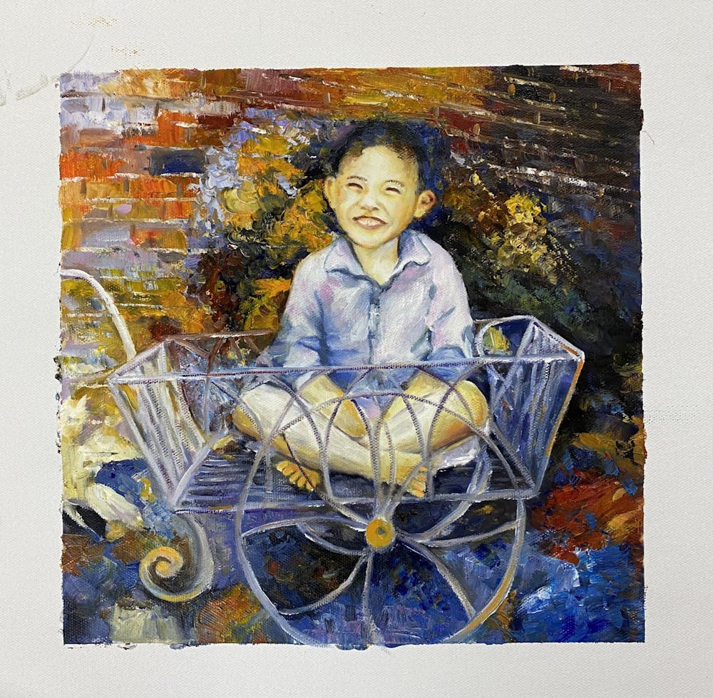 Artist-Rendered Painting