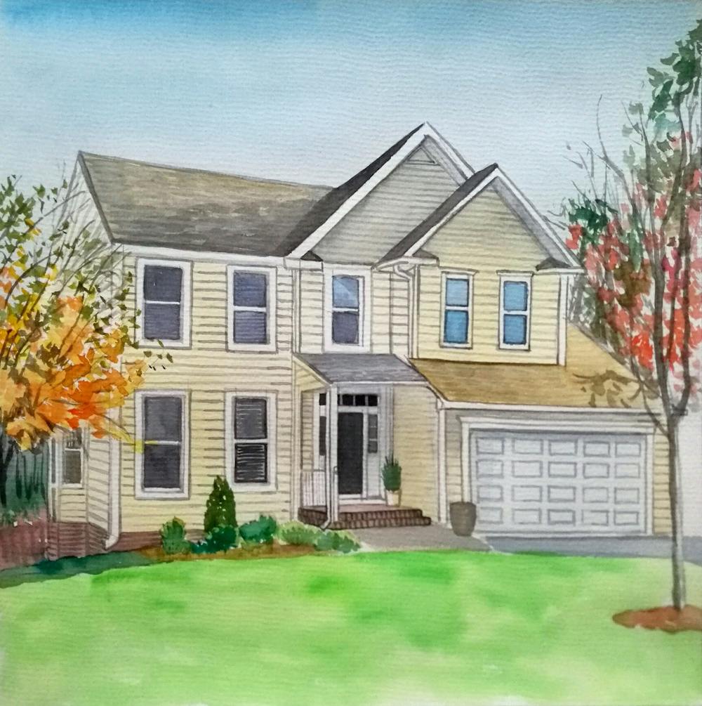 Artist-Rendered Painting