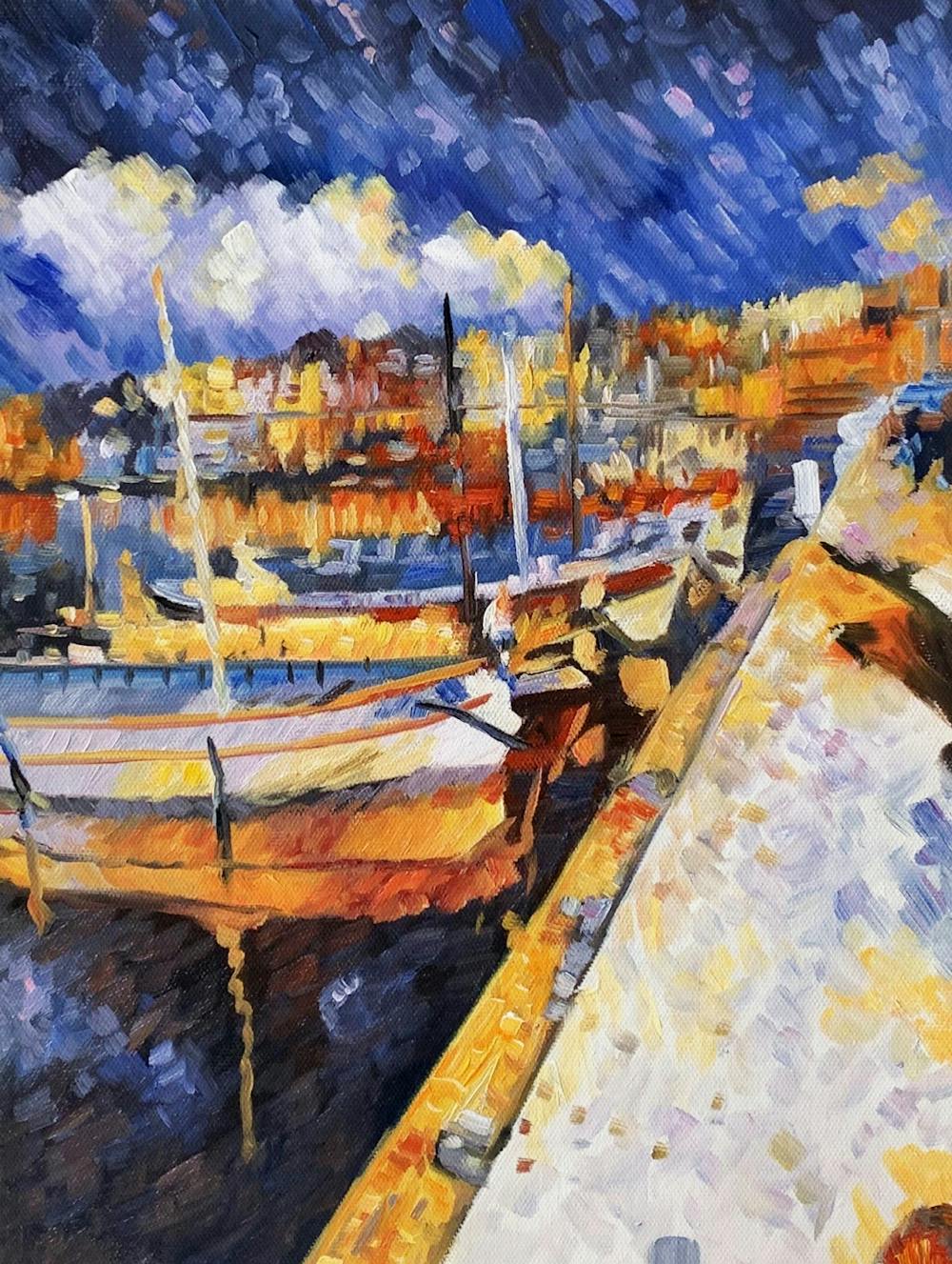 Artist-Rendered Painting