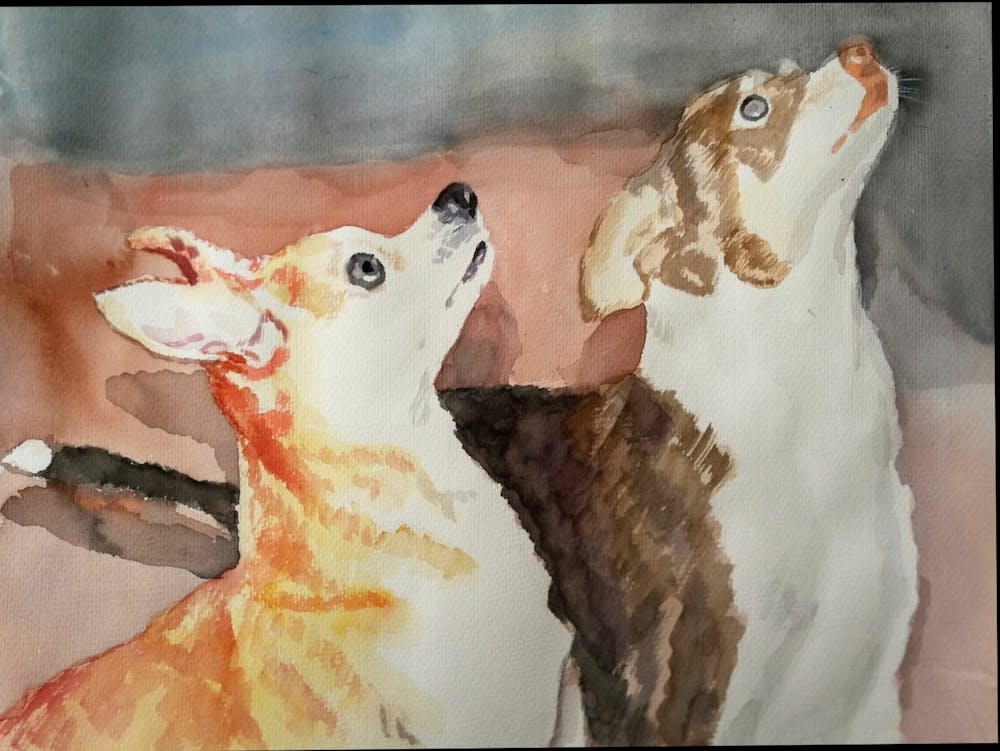 Artist-Rendered Painting