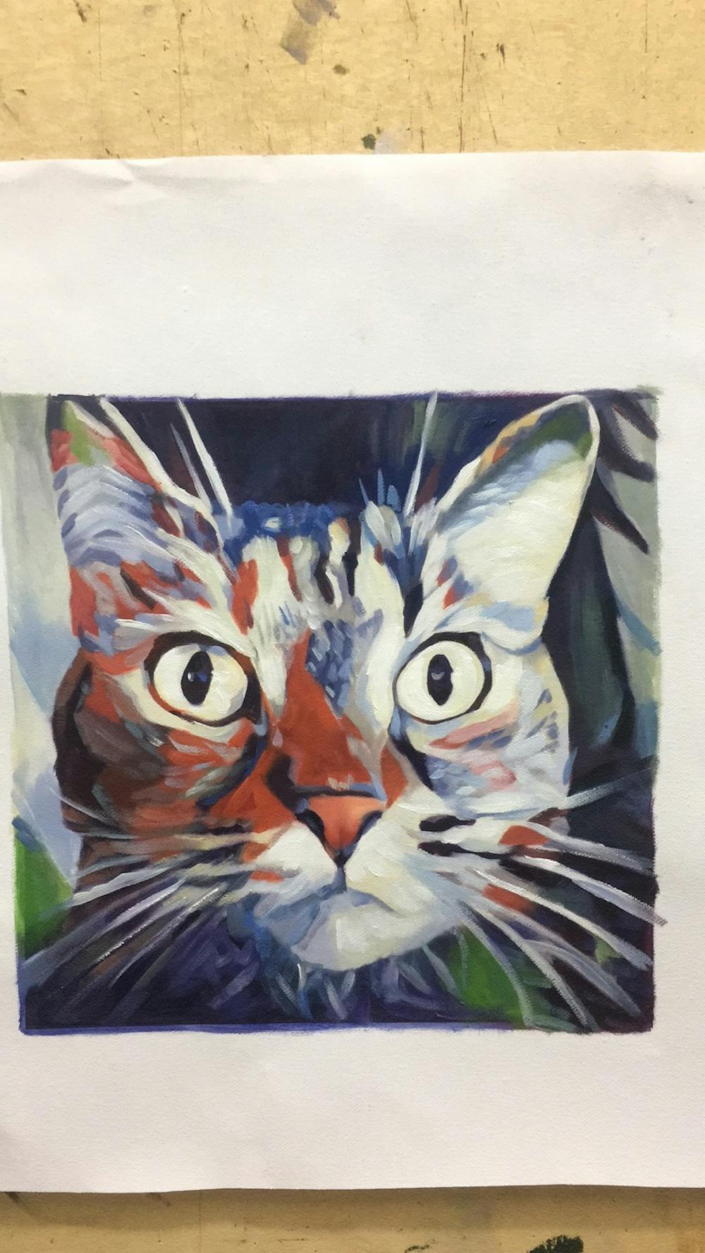 Artist-Rendered Painting