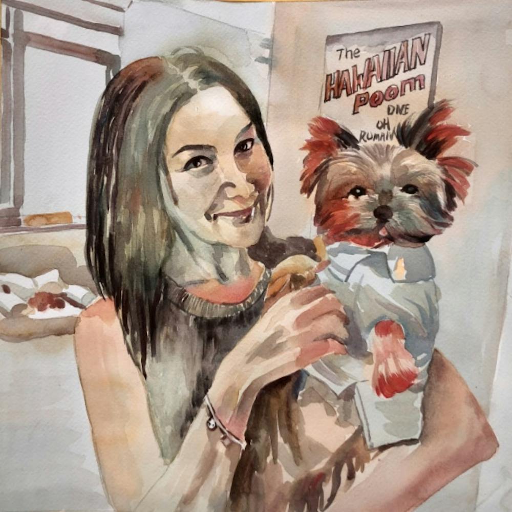 Artist-Rendered Painting