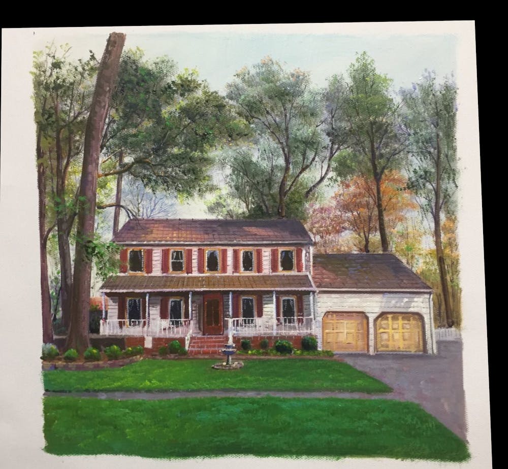 Artist-Rendered Painting