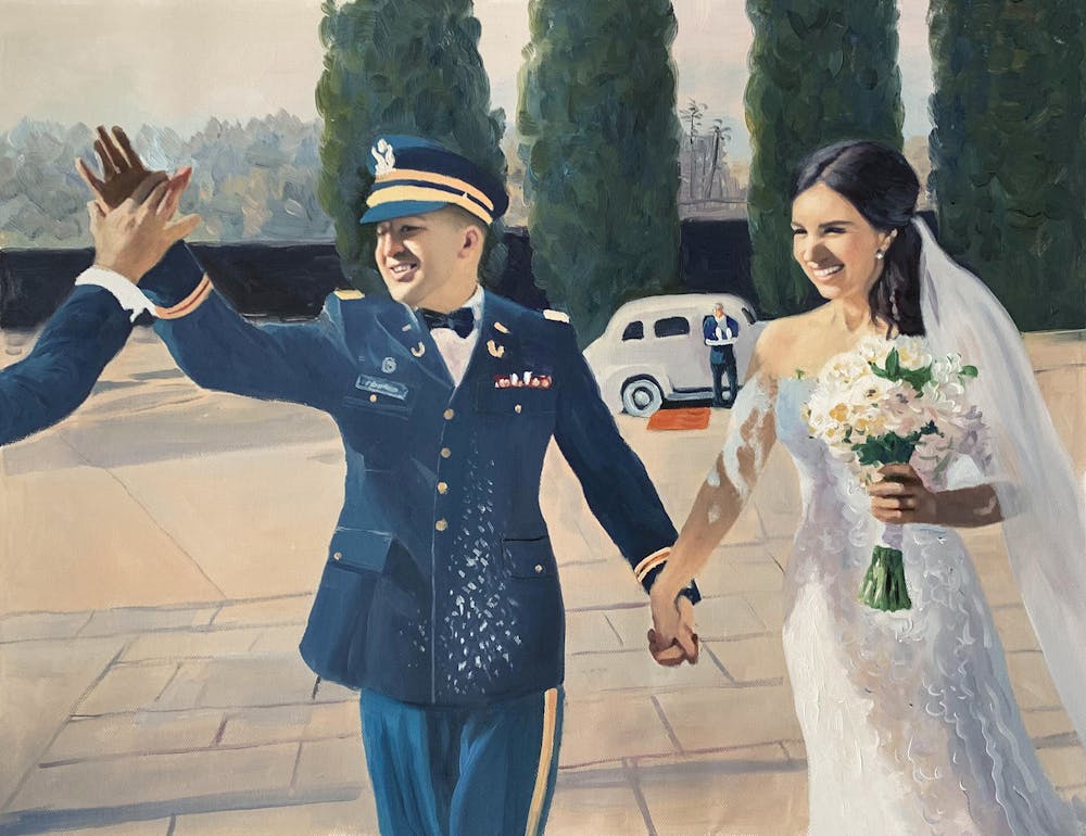 Artist-Rendered Painting