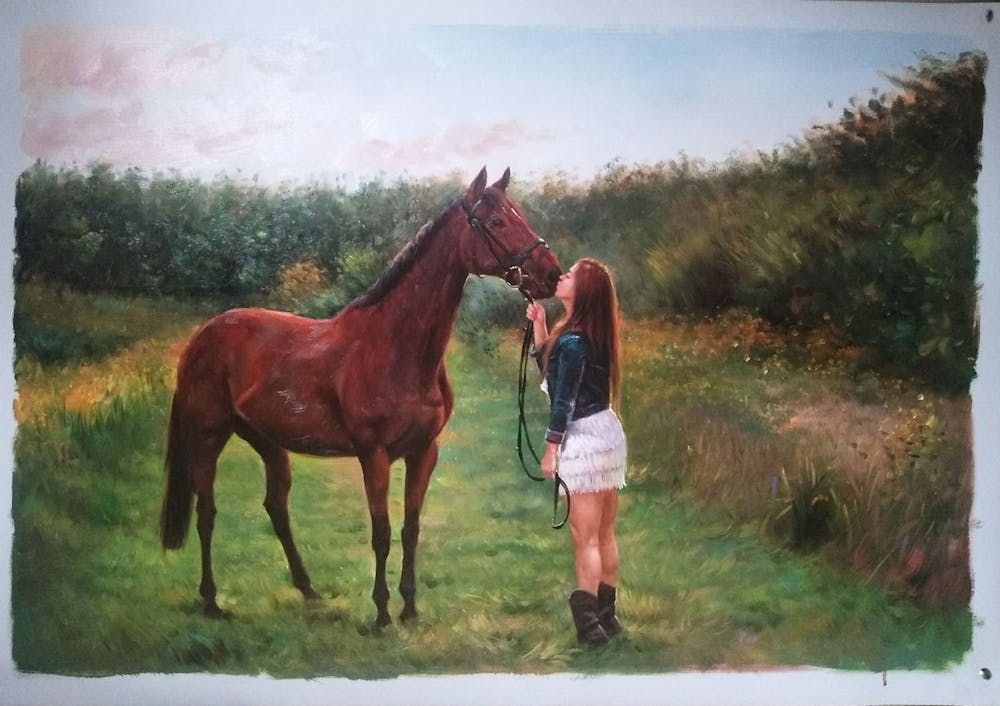 Artist-Rendered Painting