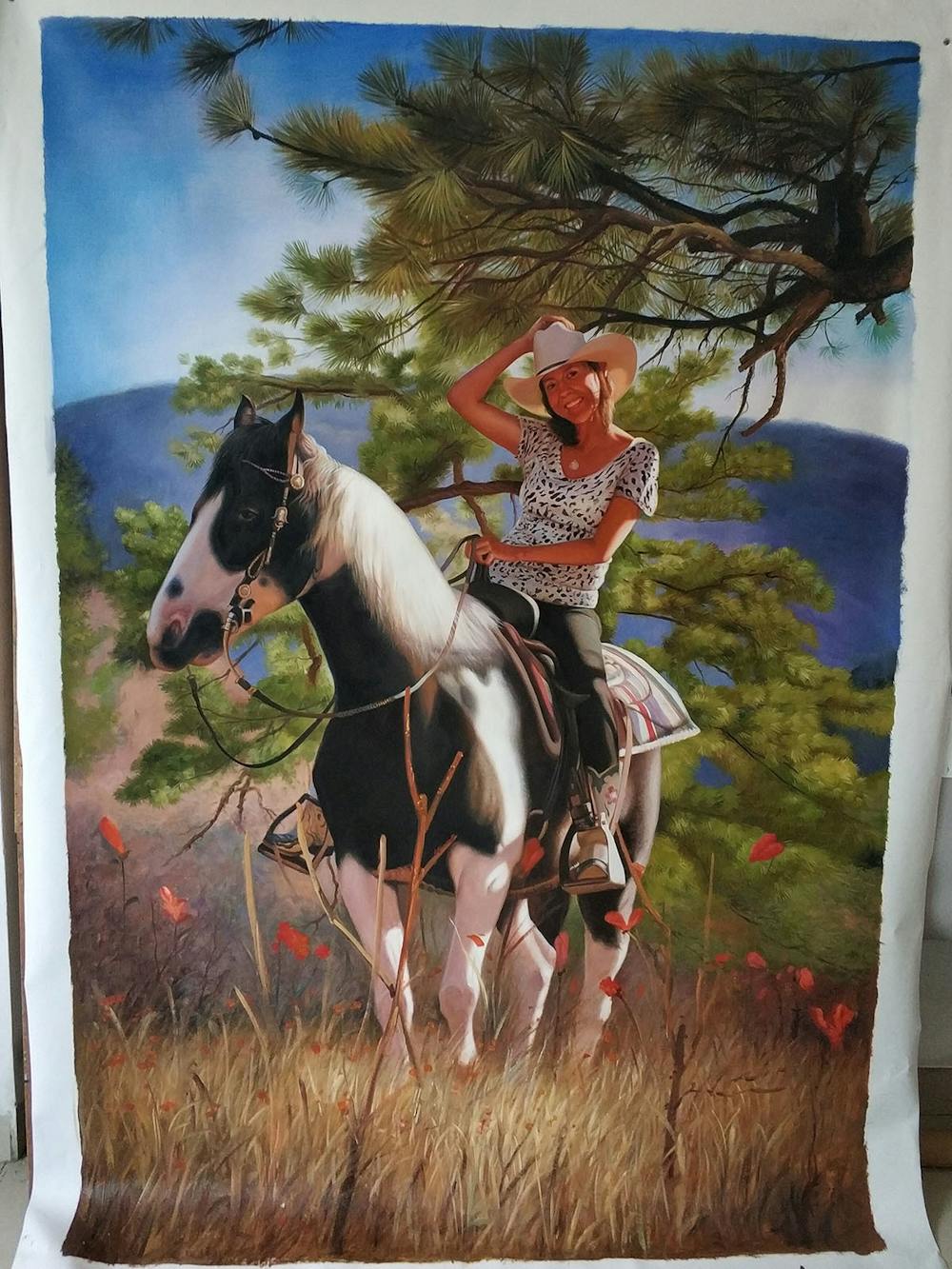 Artist-Rendered Painting