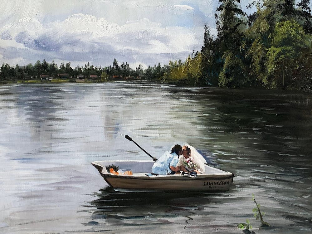 Artist-Rendered Painting