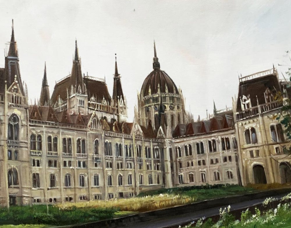 Artist-Rendered Painting