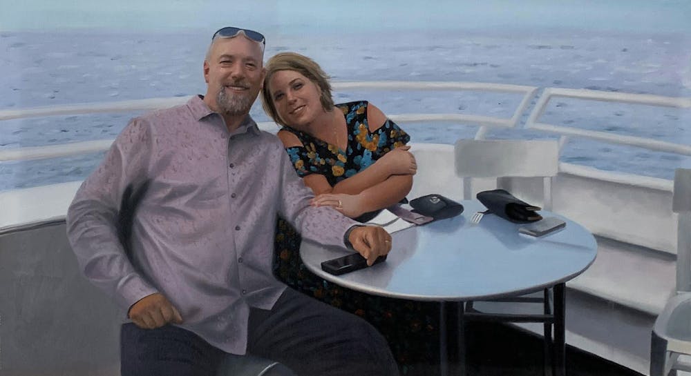 Artist-Rendered Painting