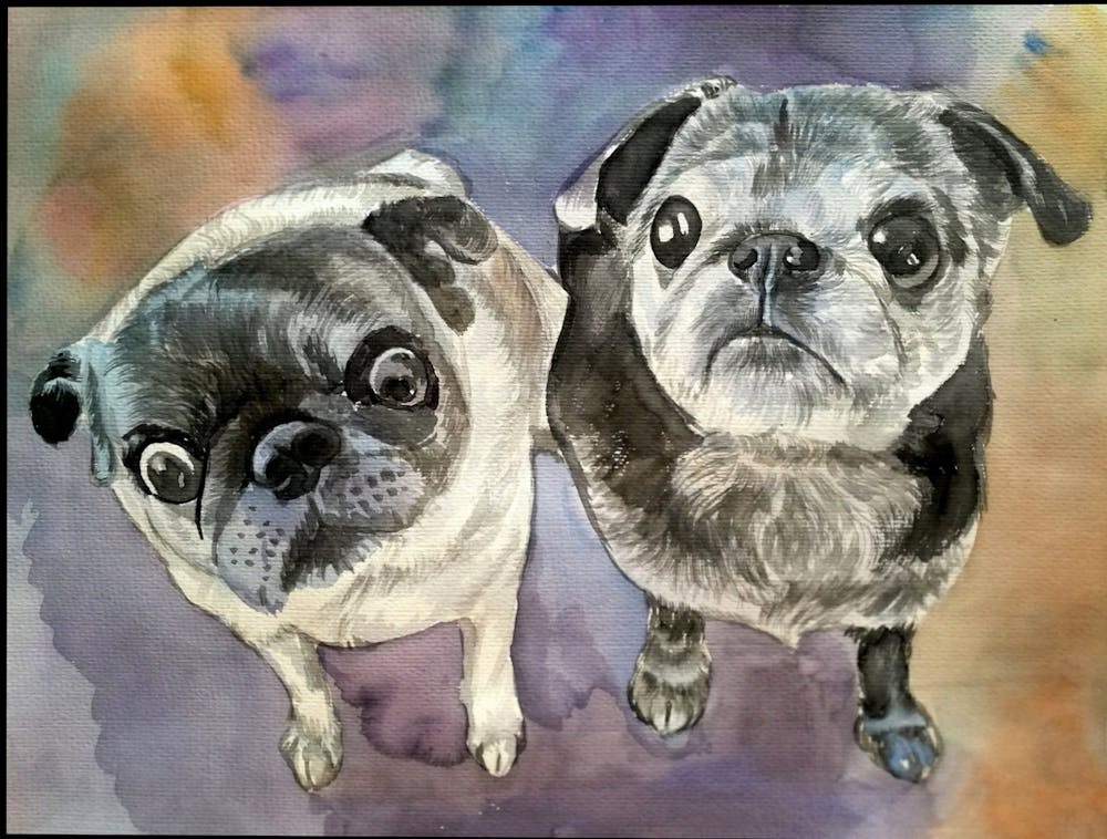 Artist-Rendered Painting