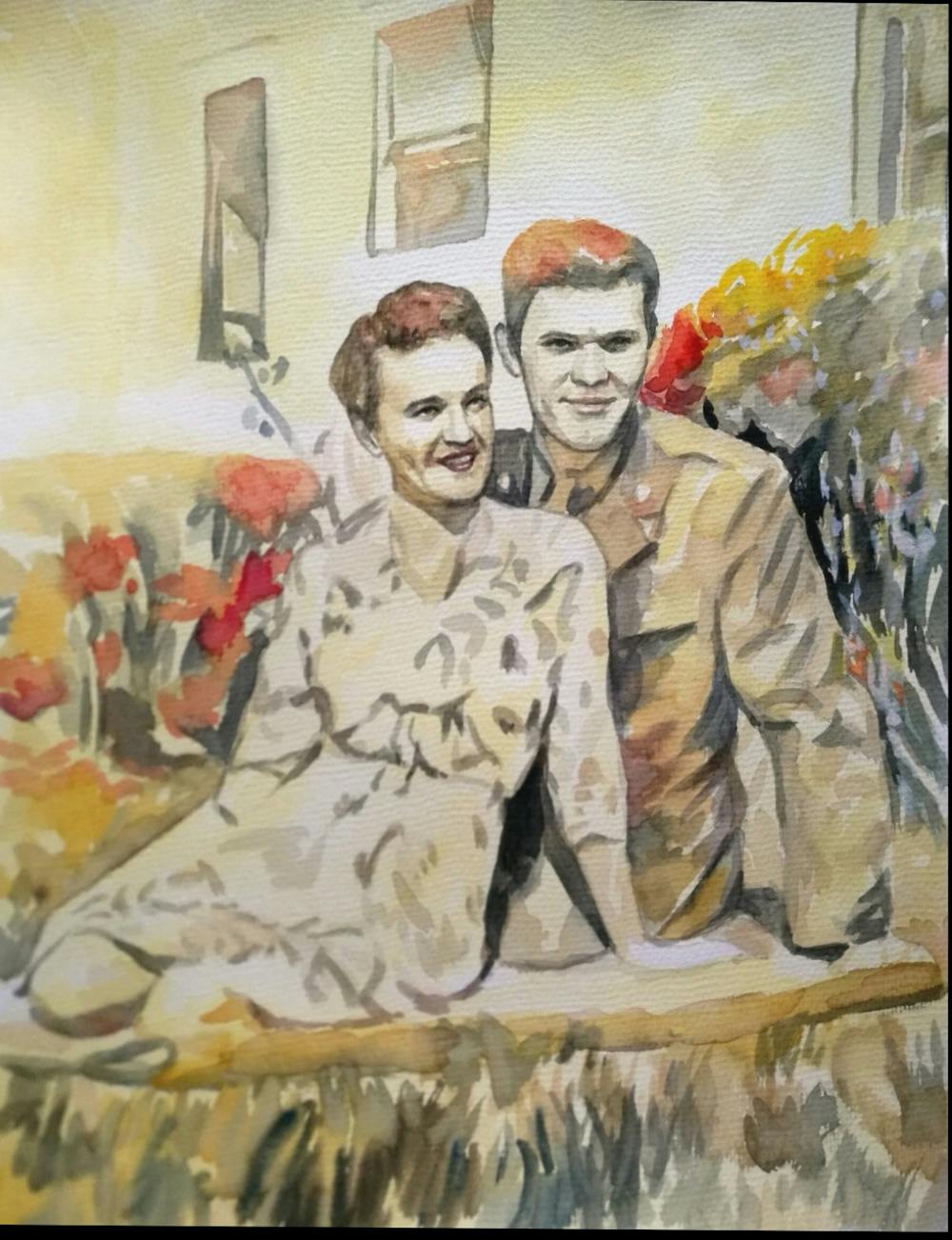 Artist-Rendered Painting