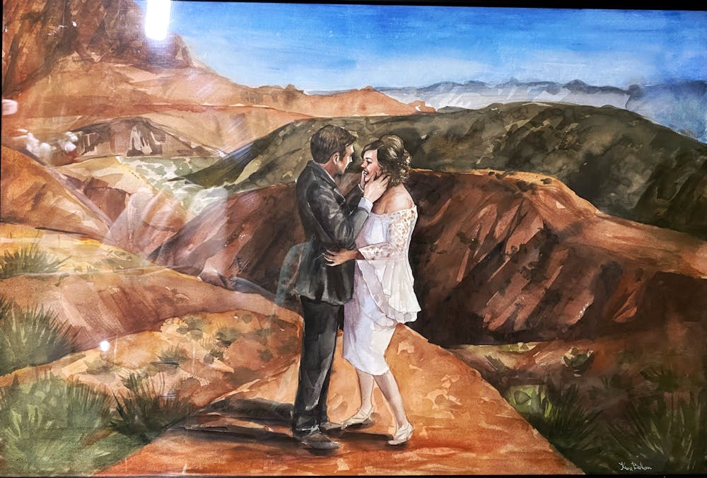 Artist-Rendered Painting