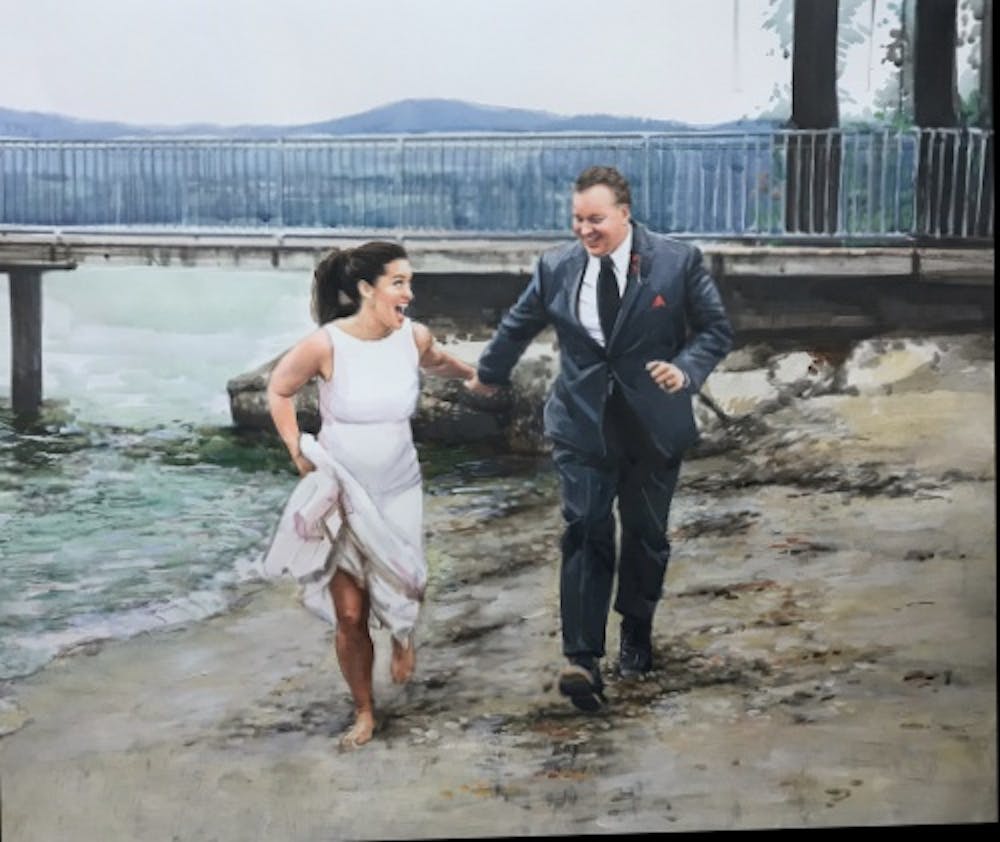 Artist-Rendered Painting