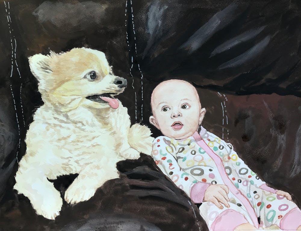 Artist-Rendered Painting