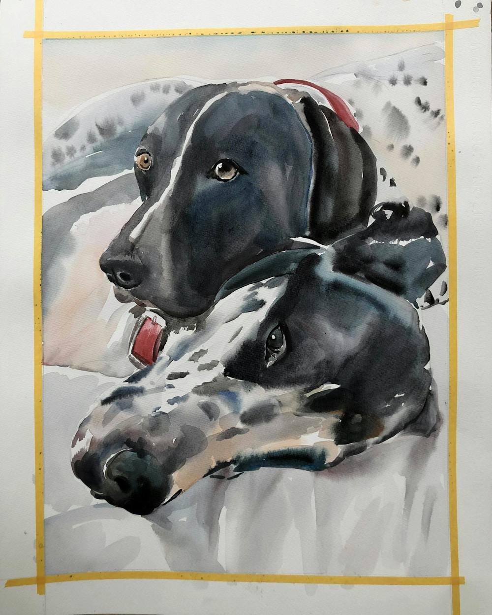 Artist-Rendered Painting