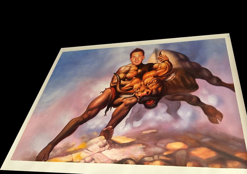 Artist-Rendered Painting