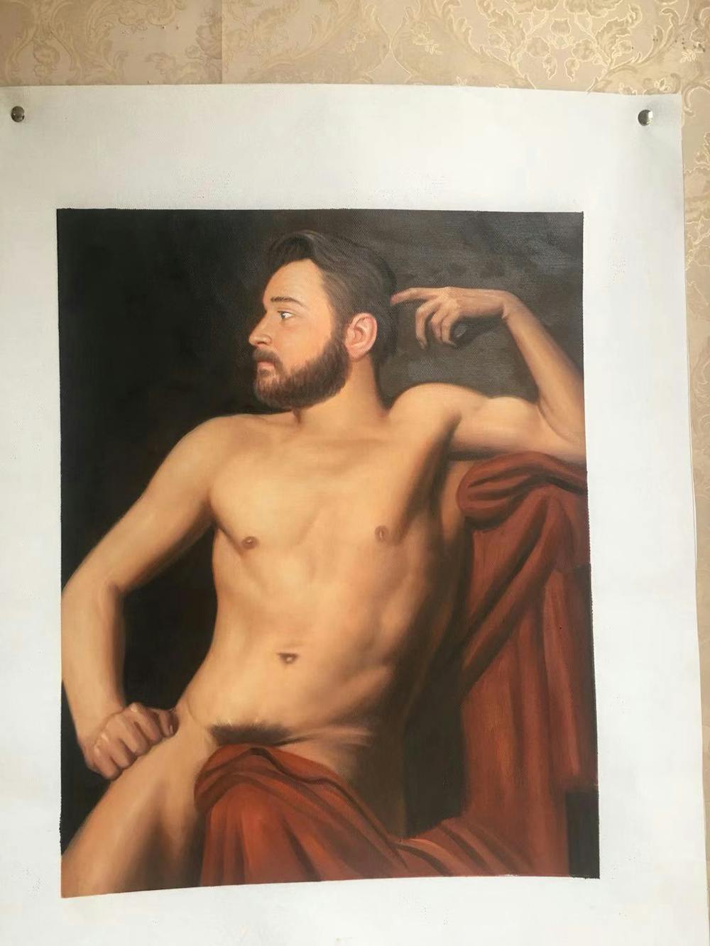 Artist-Rendered Painting