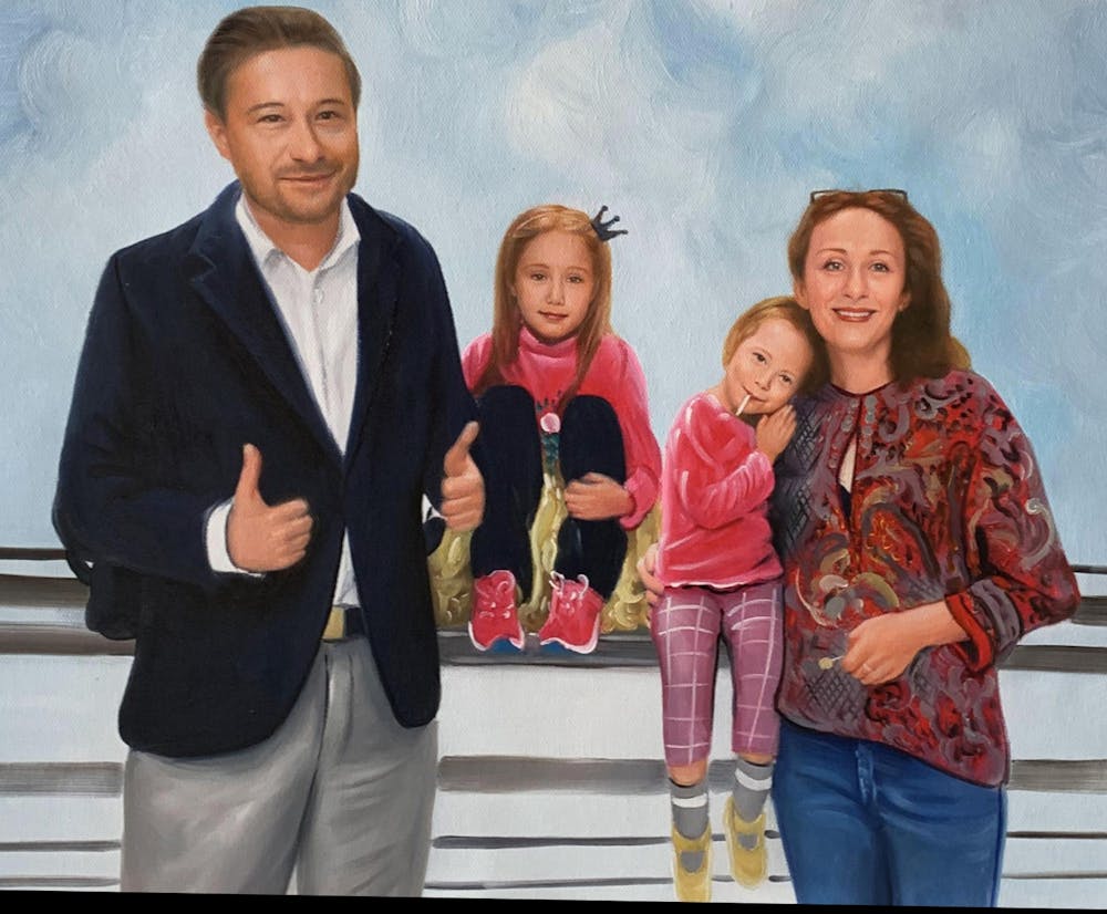 Artist-Rendered Painting