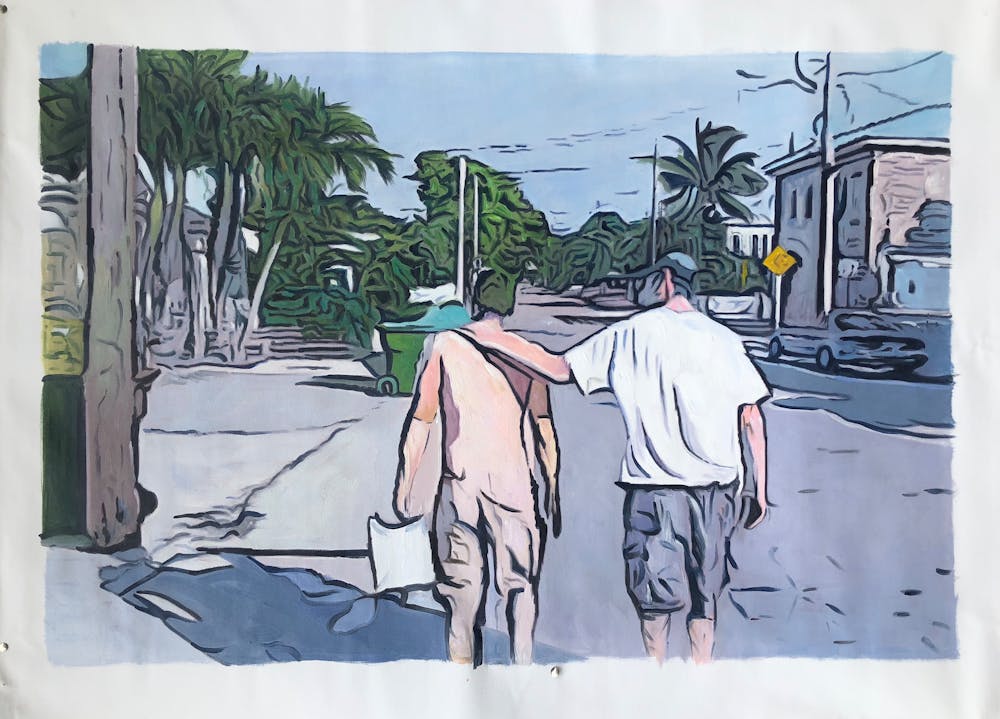 Artist-Rendered Painting