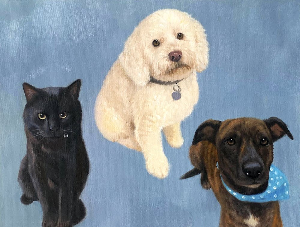 Artist-Rendered Painting