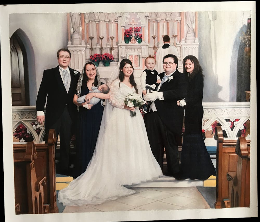 Artist-Rendered Painting