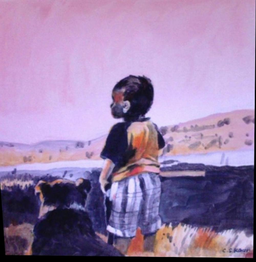 Artist-Rendered Painting