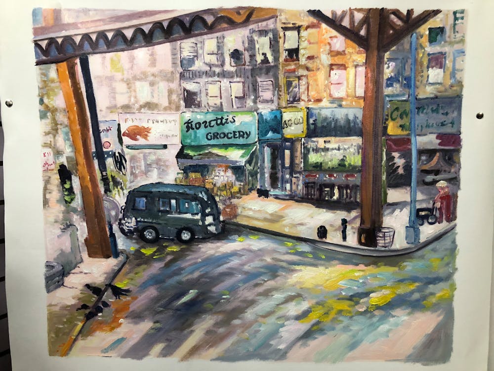 Artist-Rendered Painting