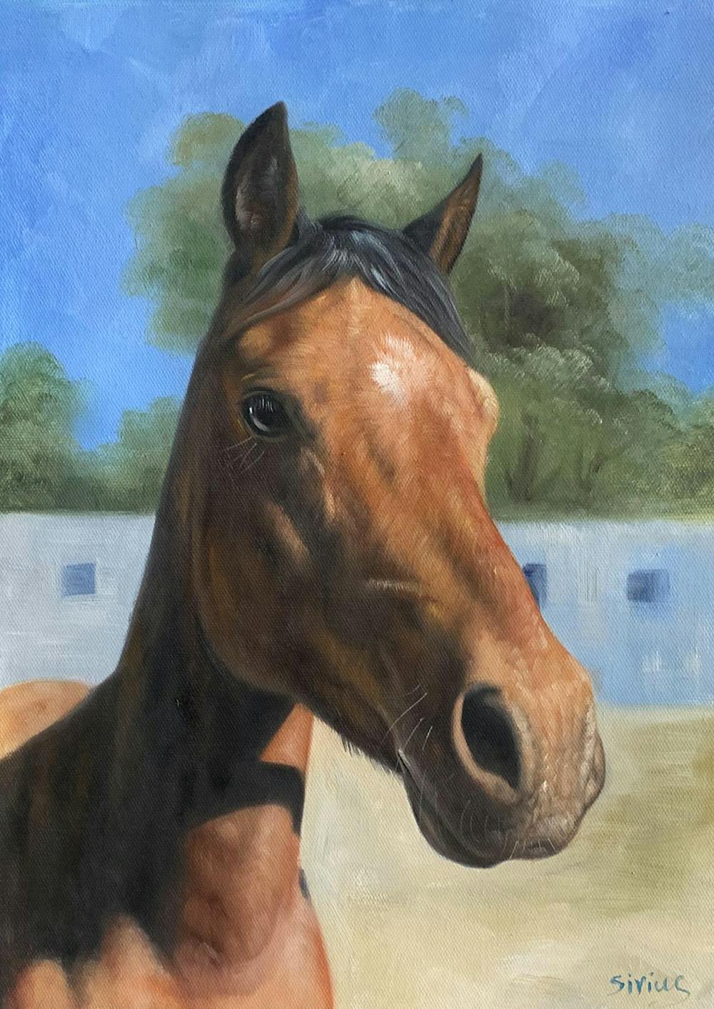 Artist-Rendered Painting