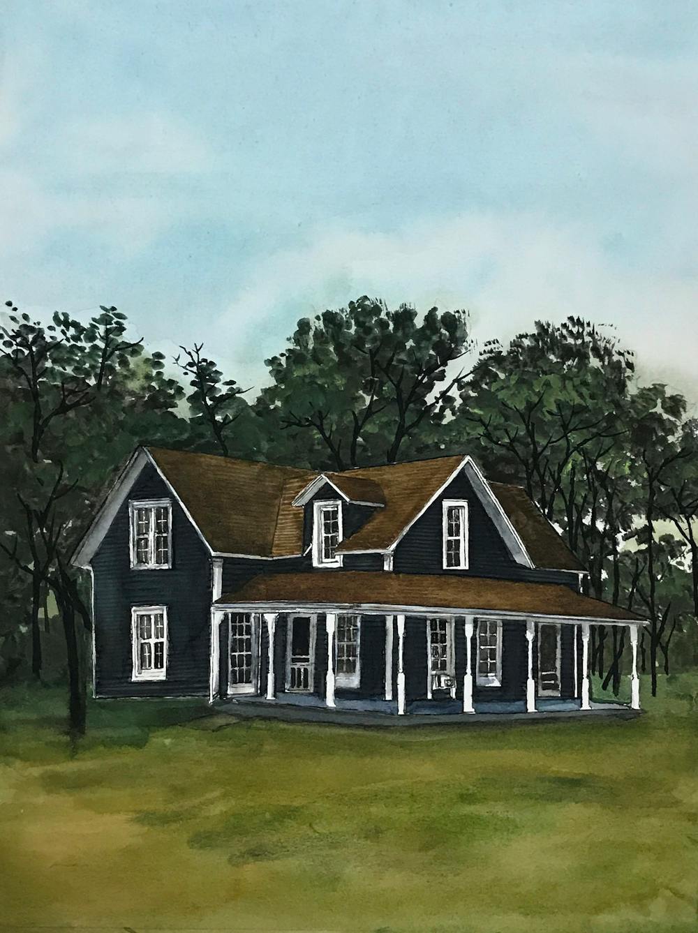 Artist-Rendered Painting