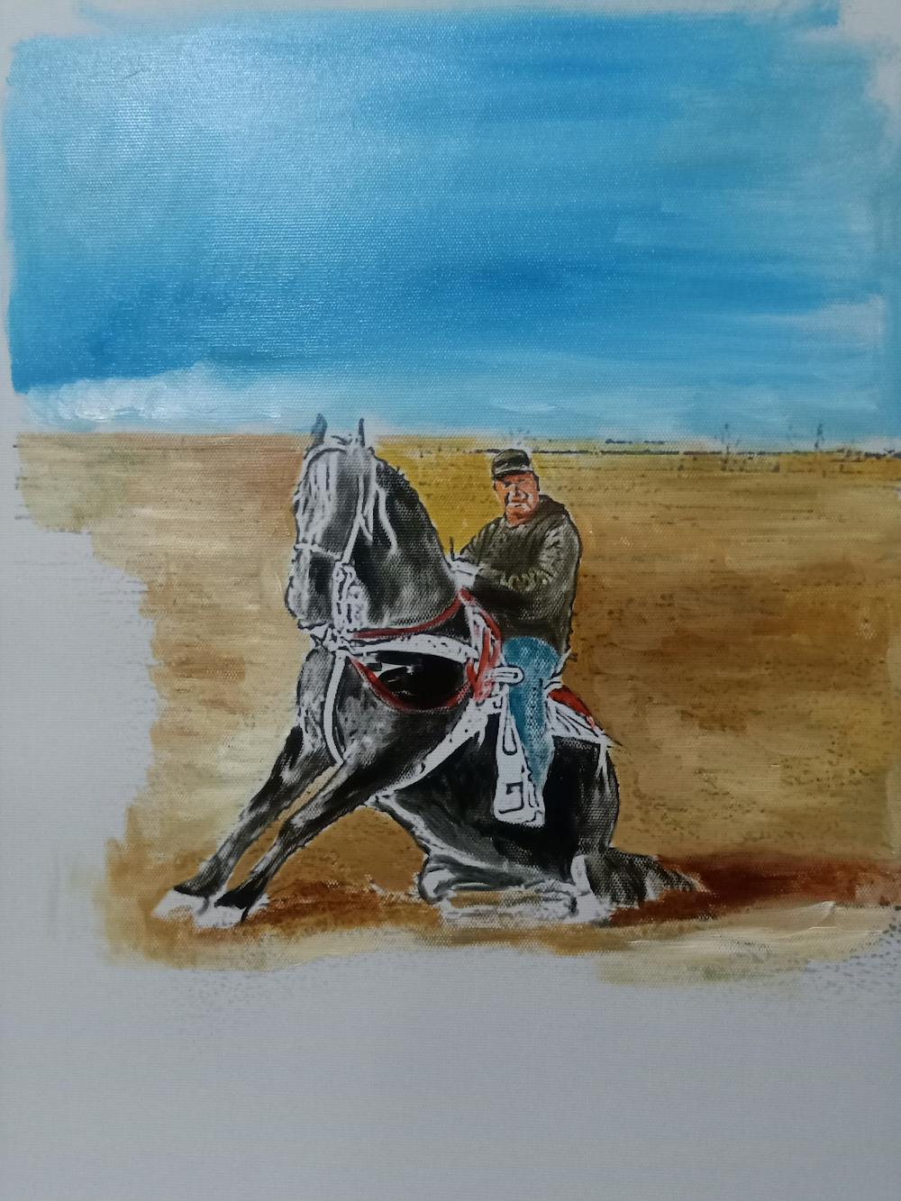 Artist-Rendered Painting