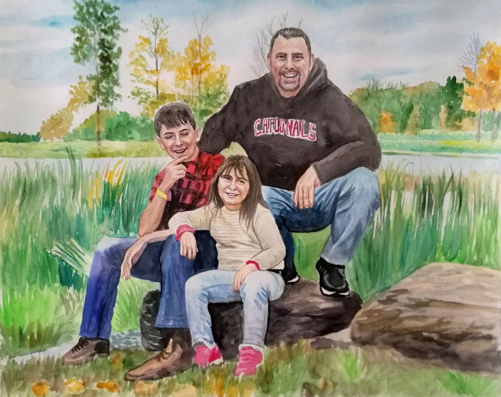 Artist-Rendered Painting