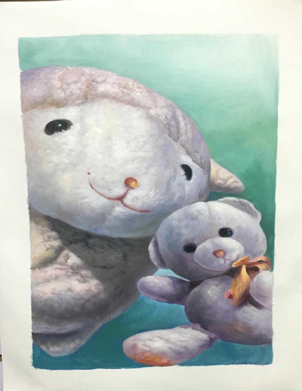 Artist-Rendered Painting