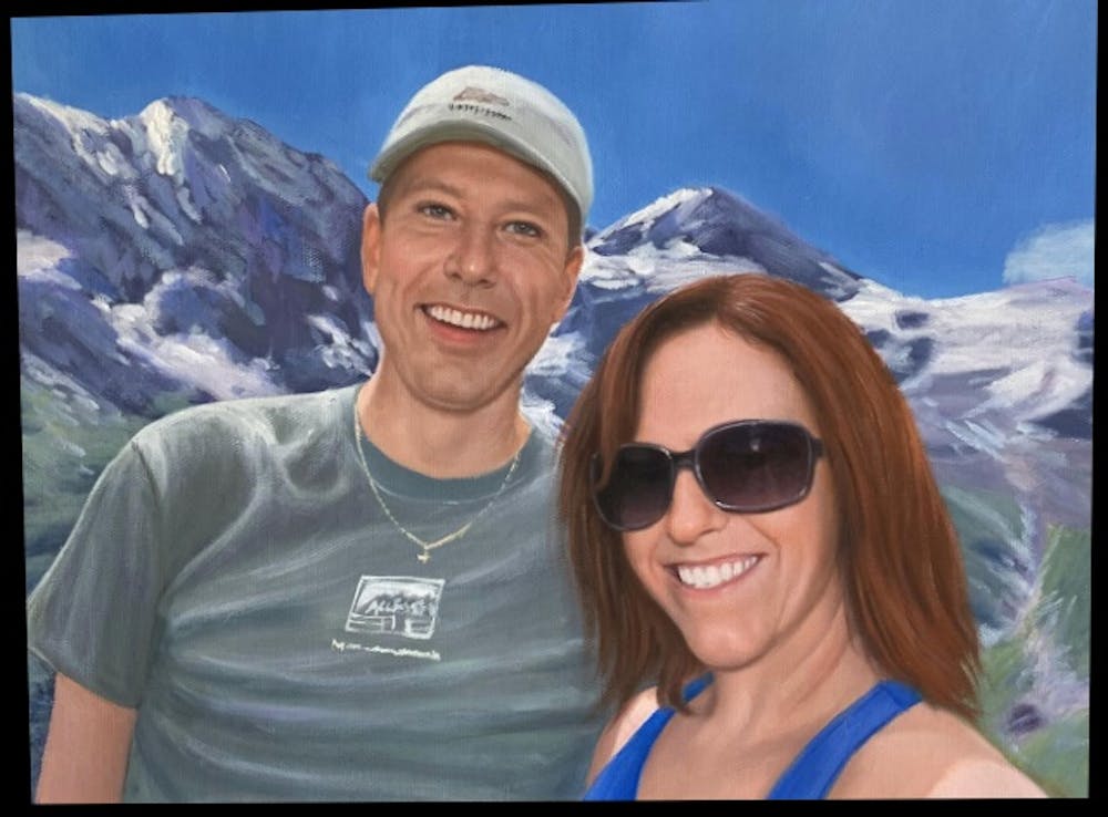 Artist-Rendered Painting