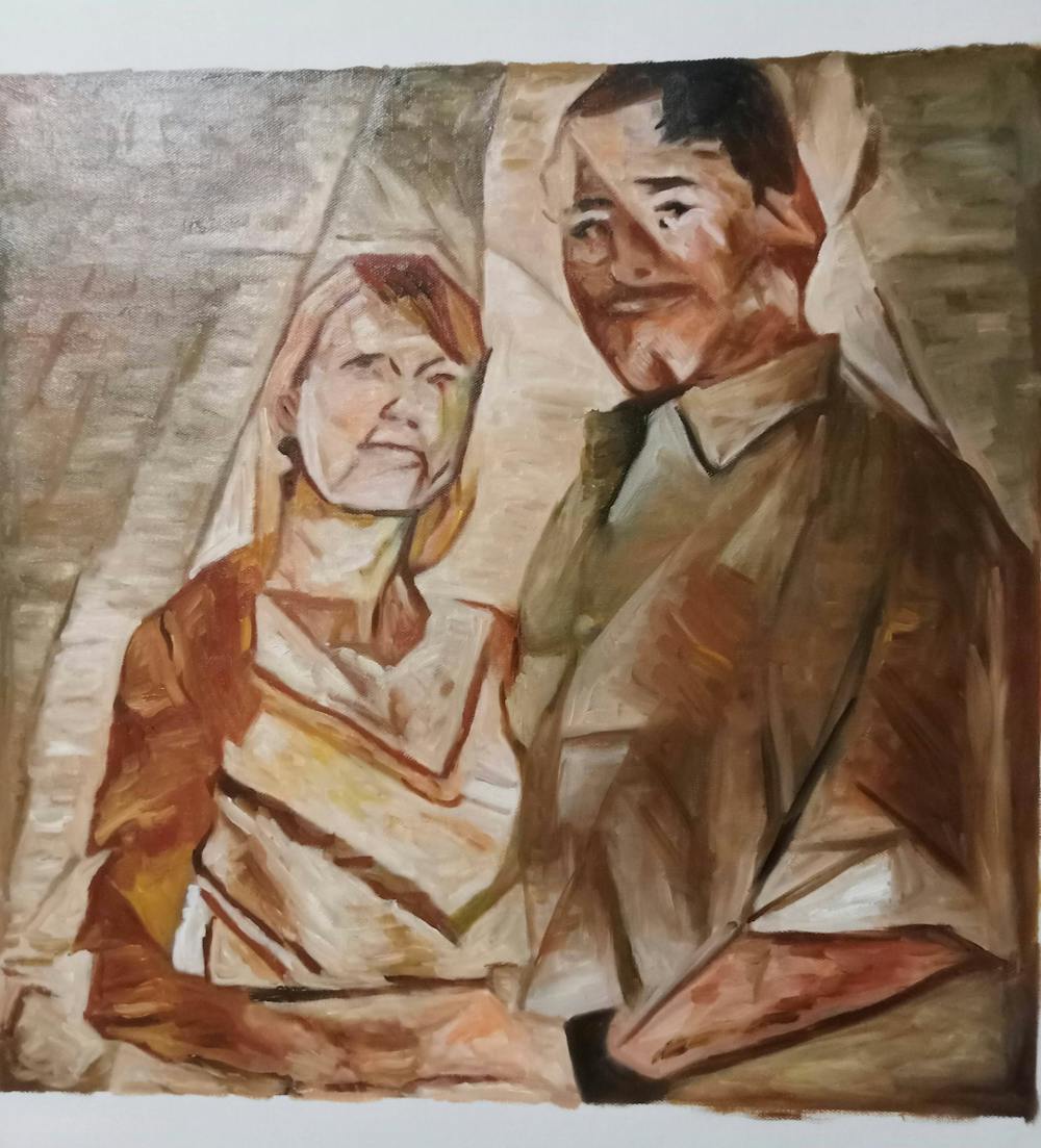 Artist-Rendered Painting