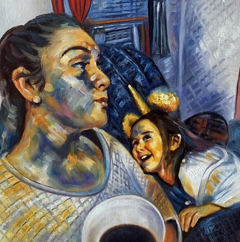 Artist-Rendered Painting