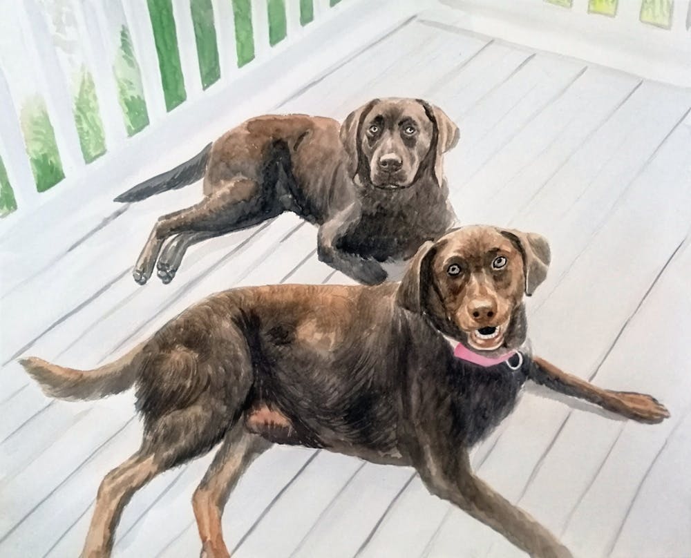 Artist-Rendered Painting